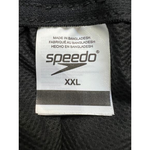 SPEEDO Board Shorts Men XXLarge Green UPF50+ Comfort Stretch Mesh Lining NWT - Picture 3 of 16